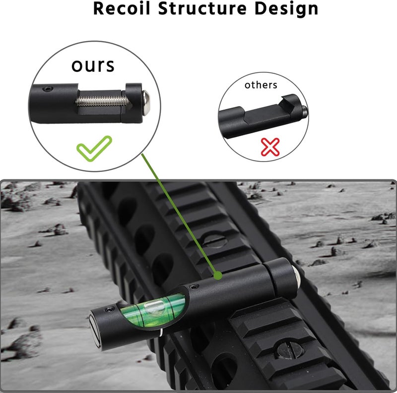 Thwackor Scope Picatinny Level Scope Leveling Kit Professional Design High Precision - Image 4